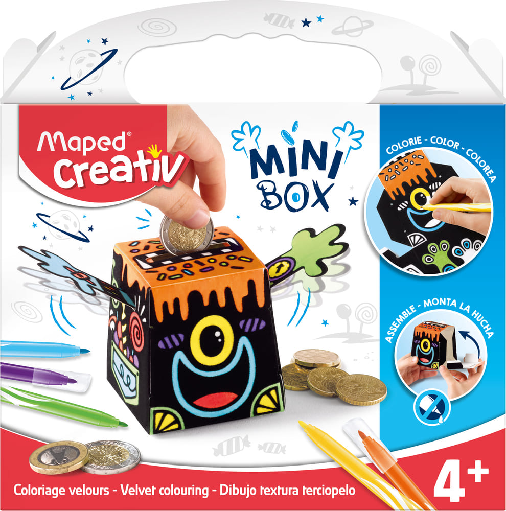 Mini Box Maped Creativ Acuario para Colorear